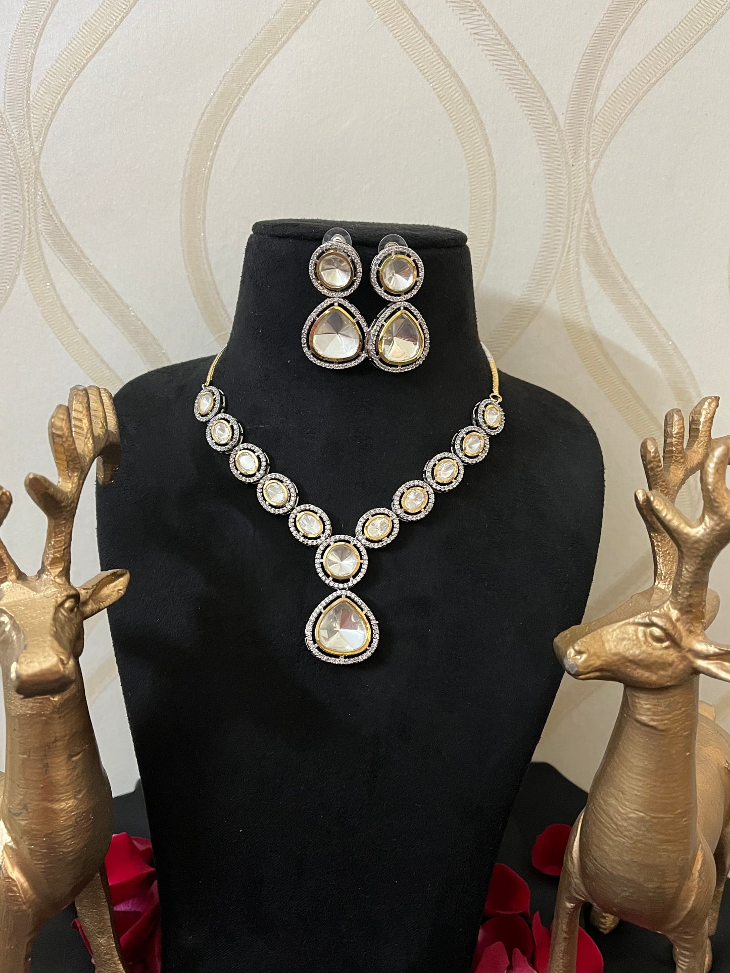 Polki Necklace Set