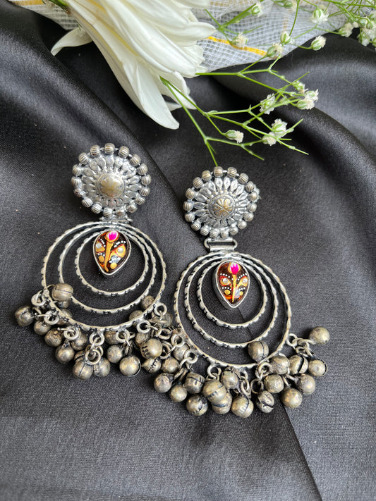 Chandni chandbali Silver Earring