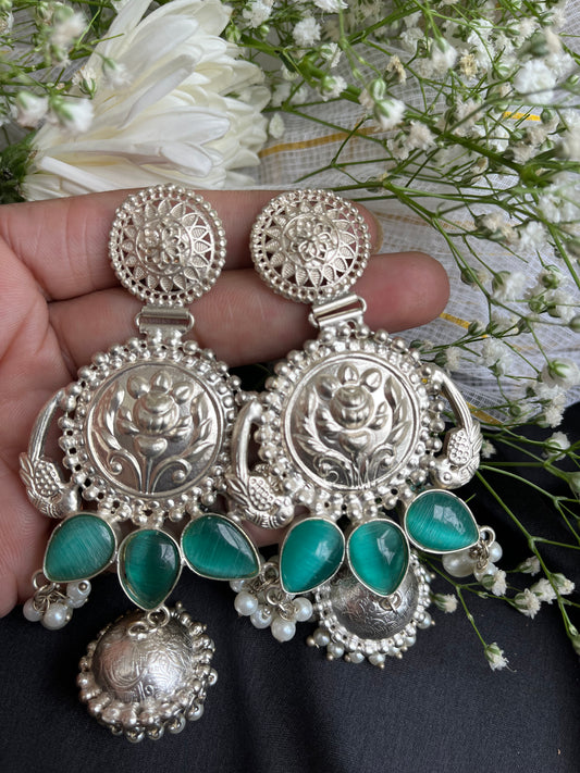 Radhika Silver Jumka Earring