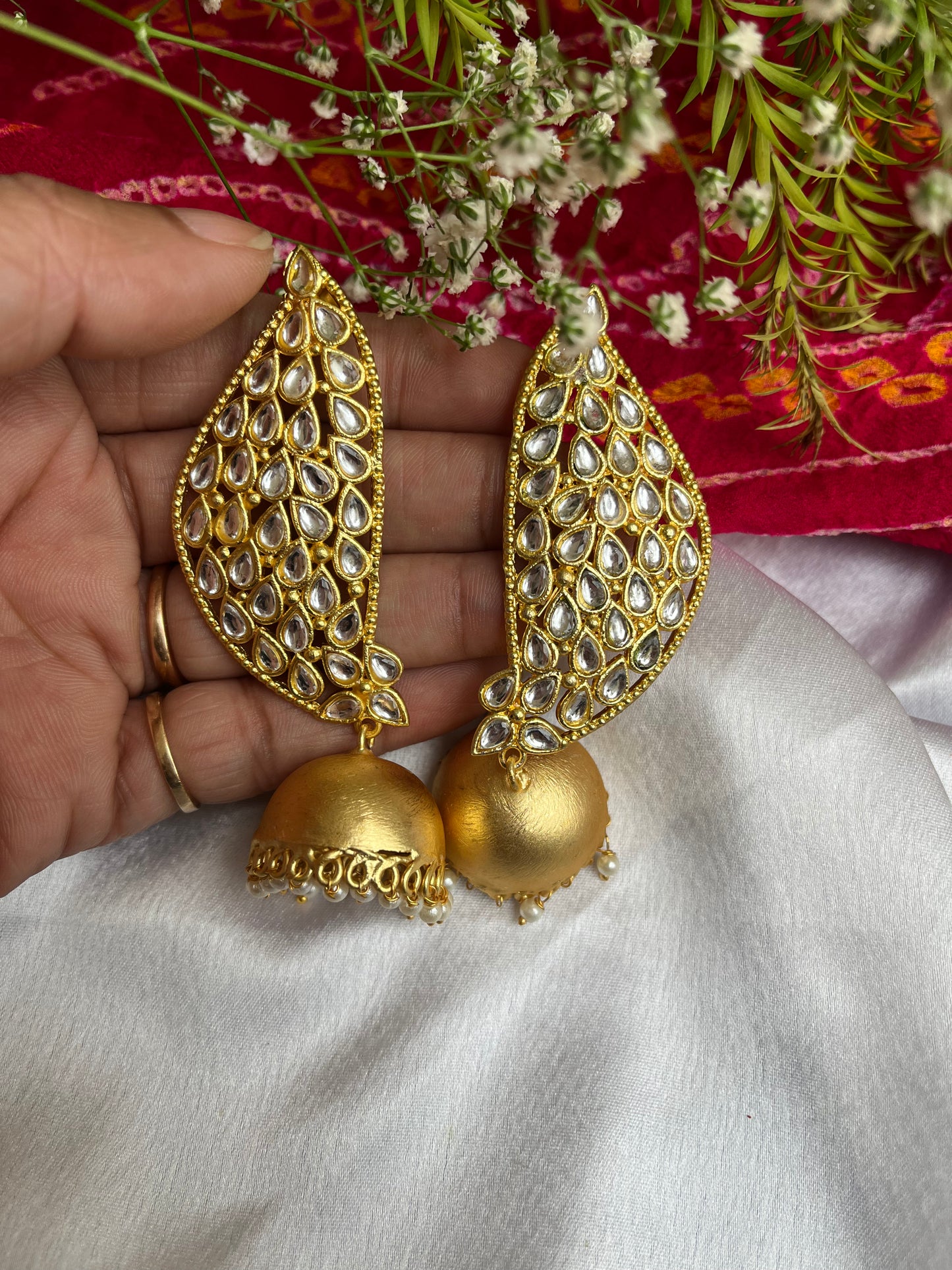 Sitar  Ethnic Jhumka Earring