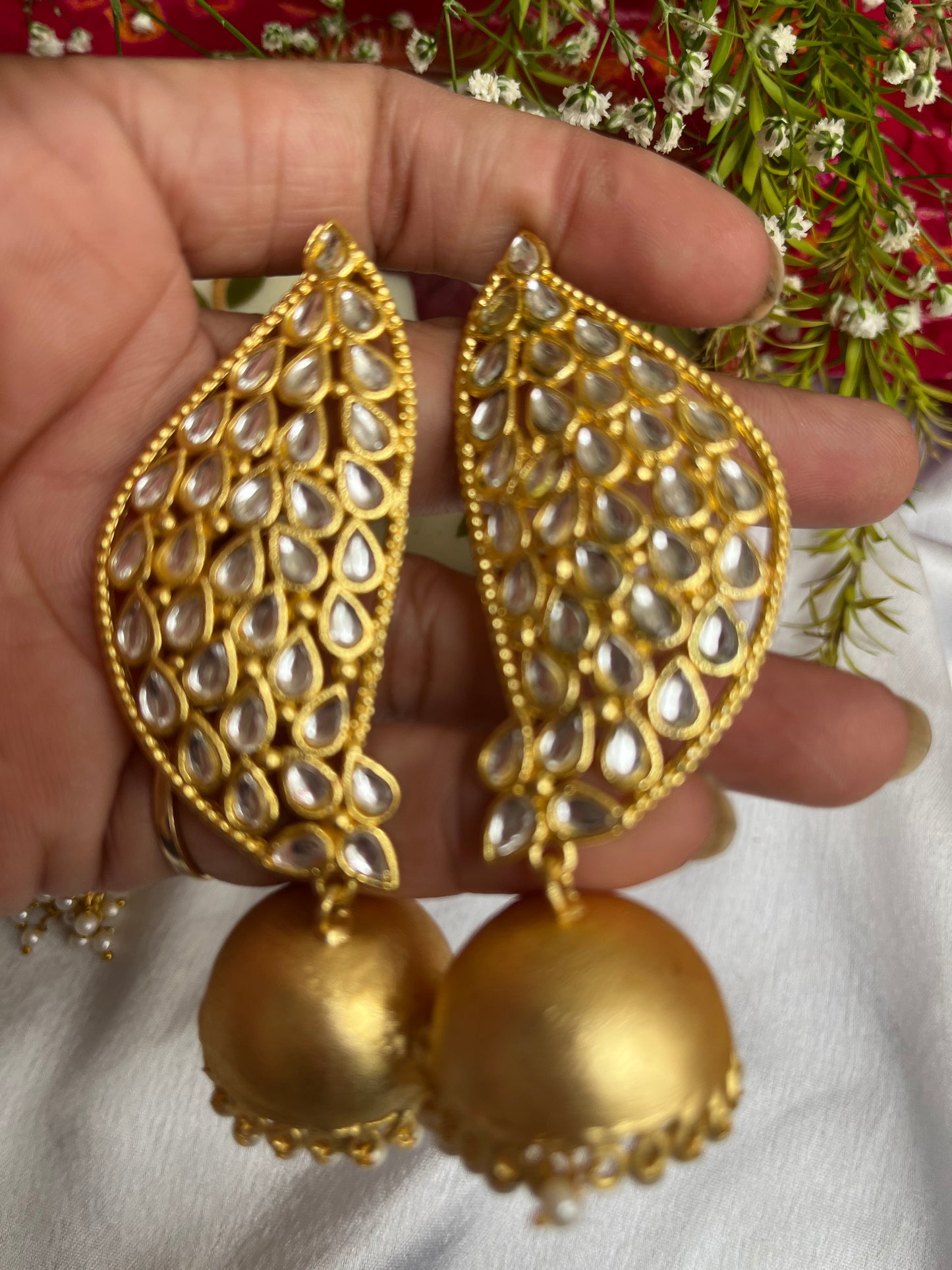 Sitar  Ethnic Jhumka Earring