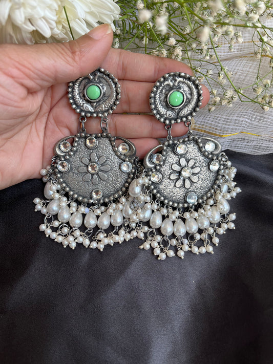 Chandni Silver Earring