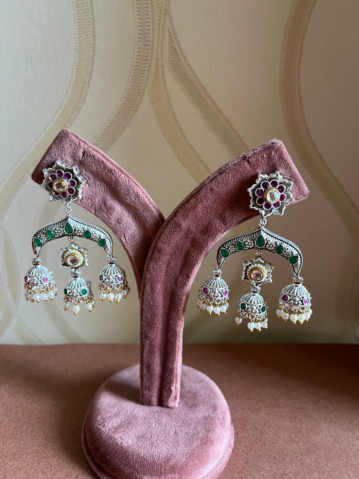 Floral  Jumka Ethnic Earring