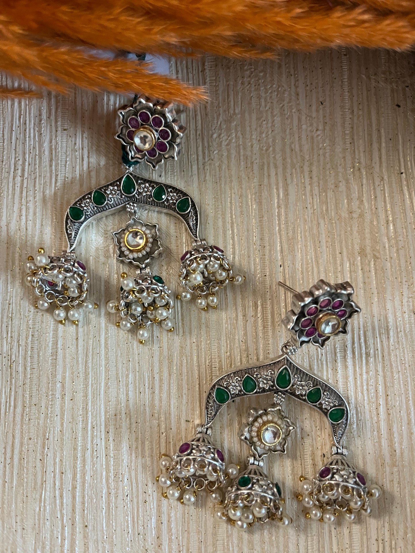 Floral  Jumka Ethnic Earring