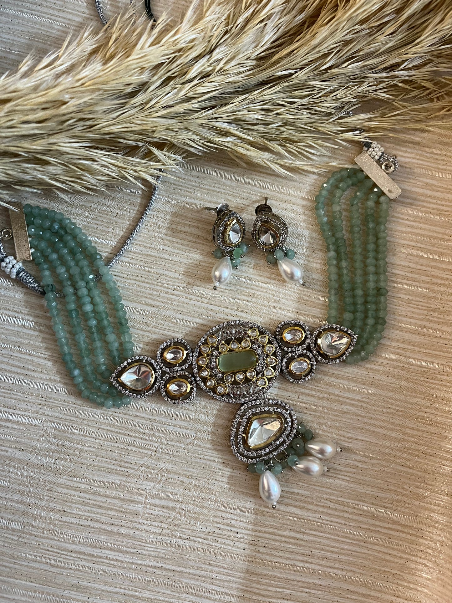 Mint Mehak Necklace Set