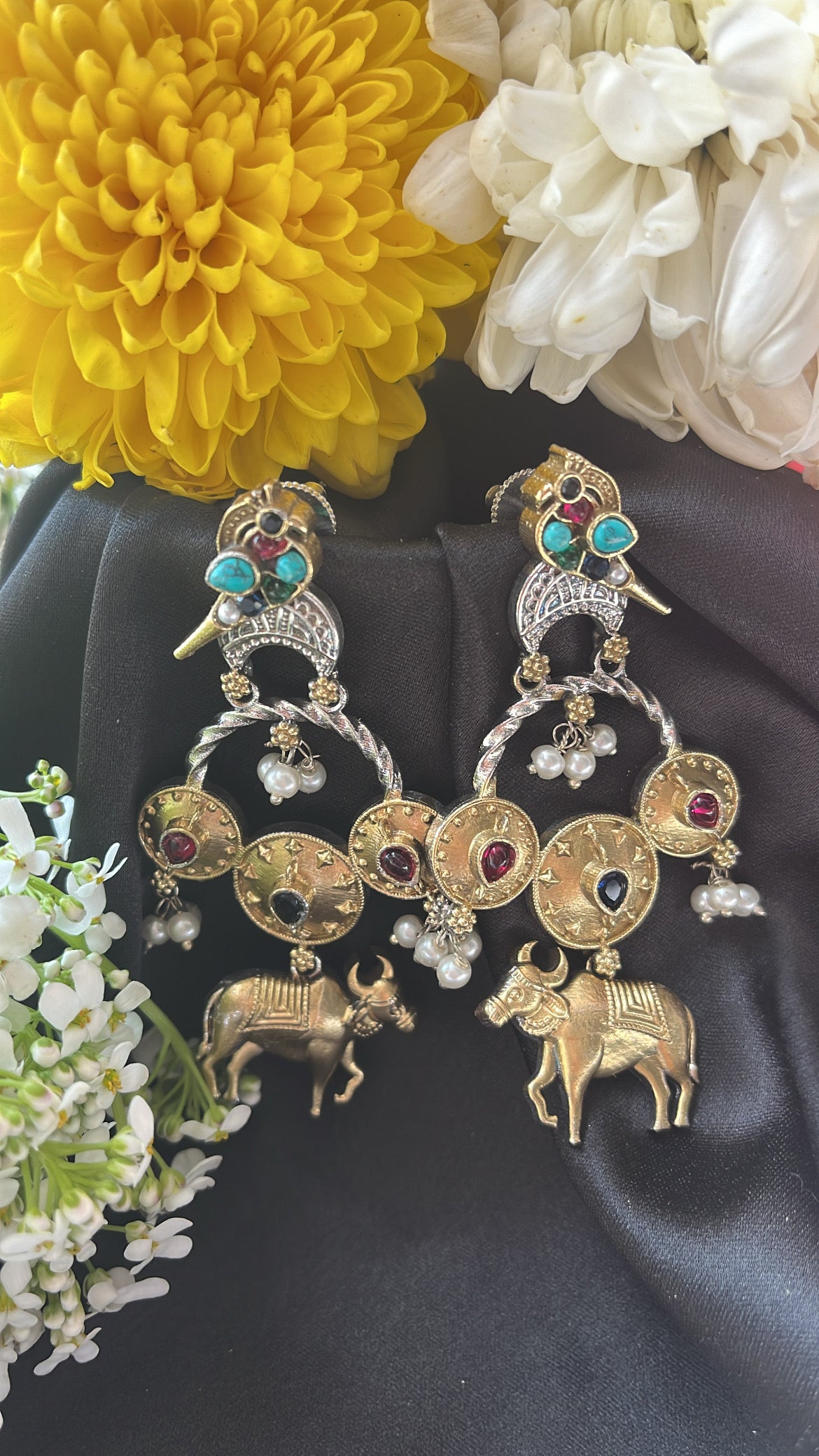 Dilkash Kamdhenu Silver  Earring