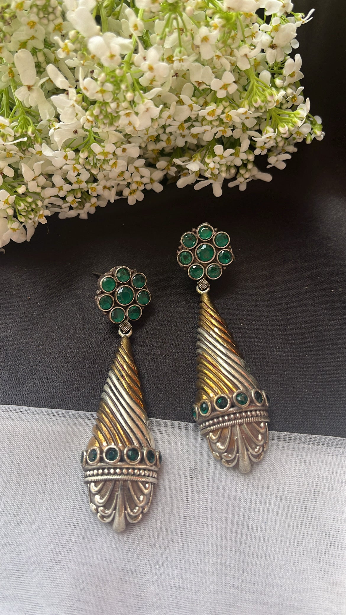 Dilkash Raani  Silver  Earring