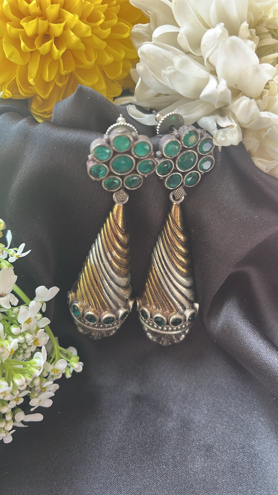 Dilkash Raani  Silver  Earring