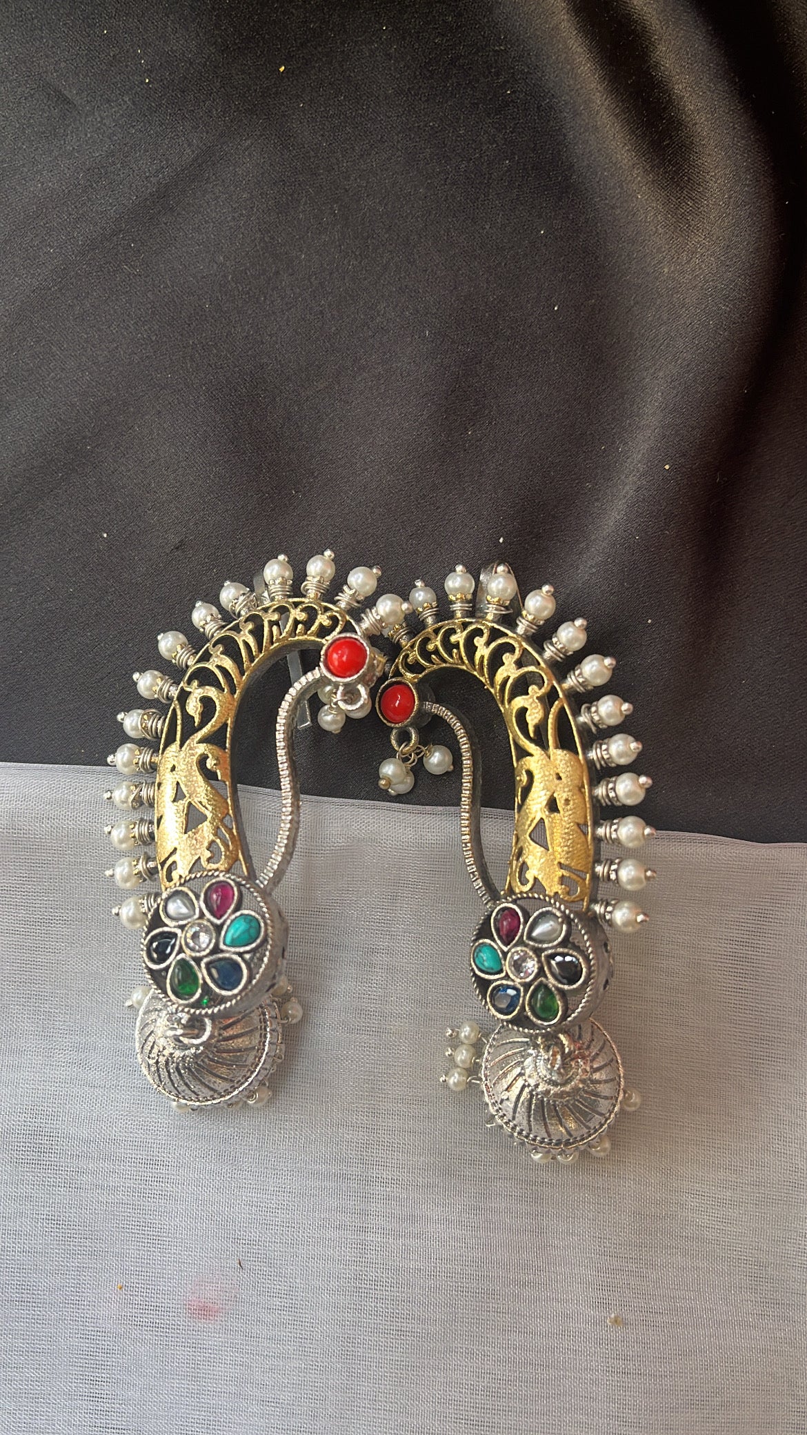 Dilkash  Prem Silver  Jhumka Earring