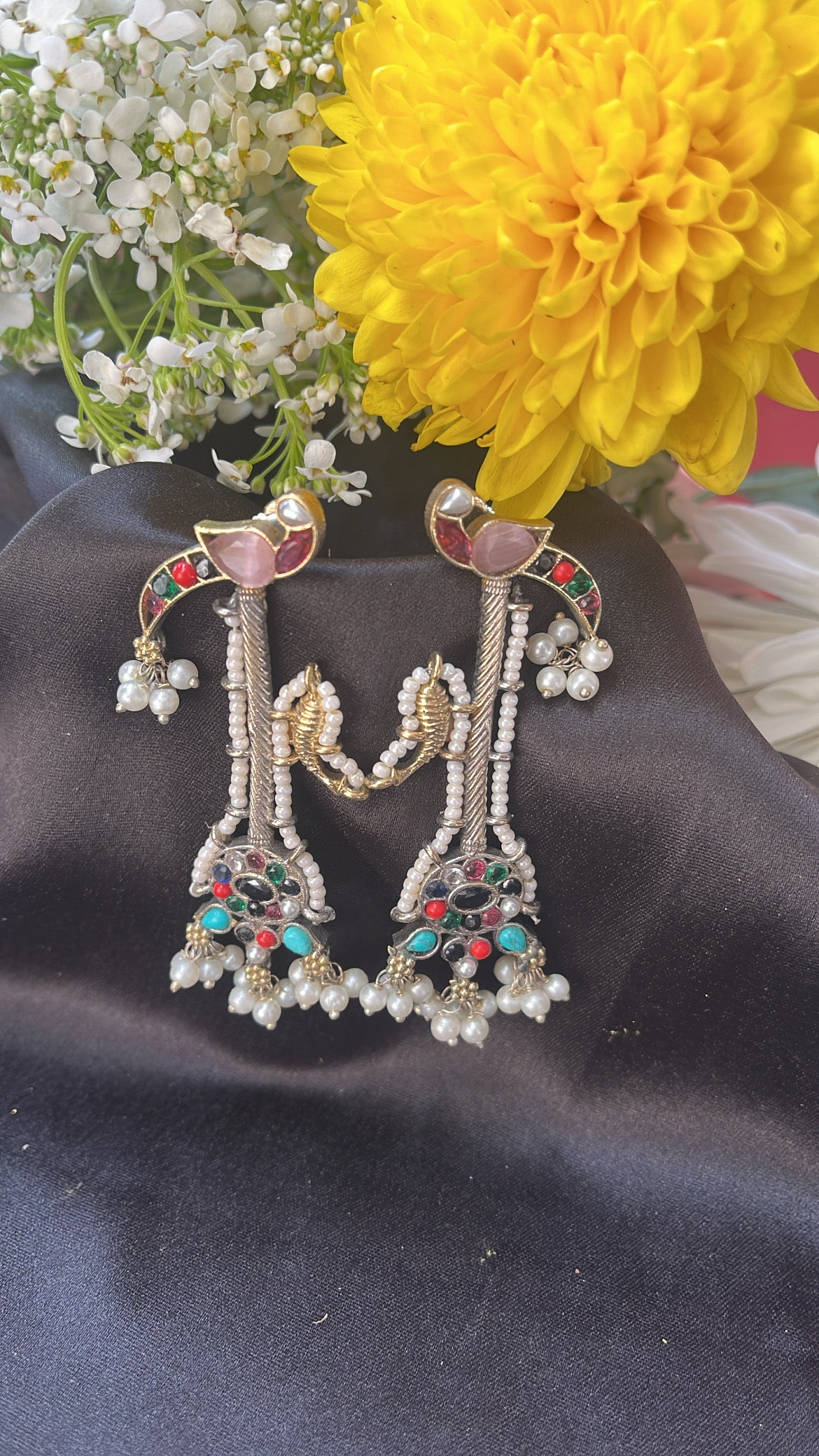 Dilkash Dhriti Silver  Earring