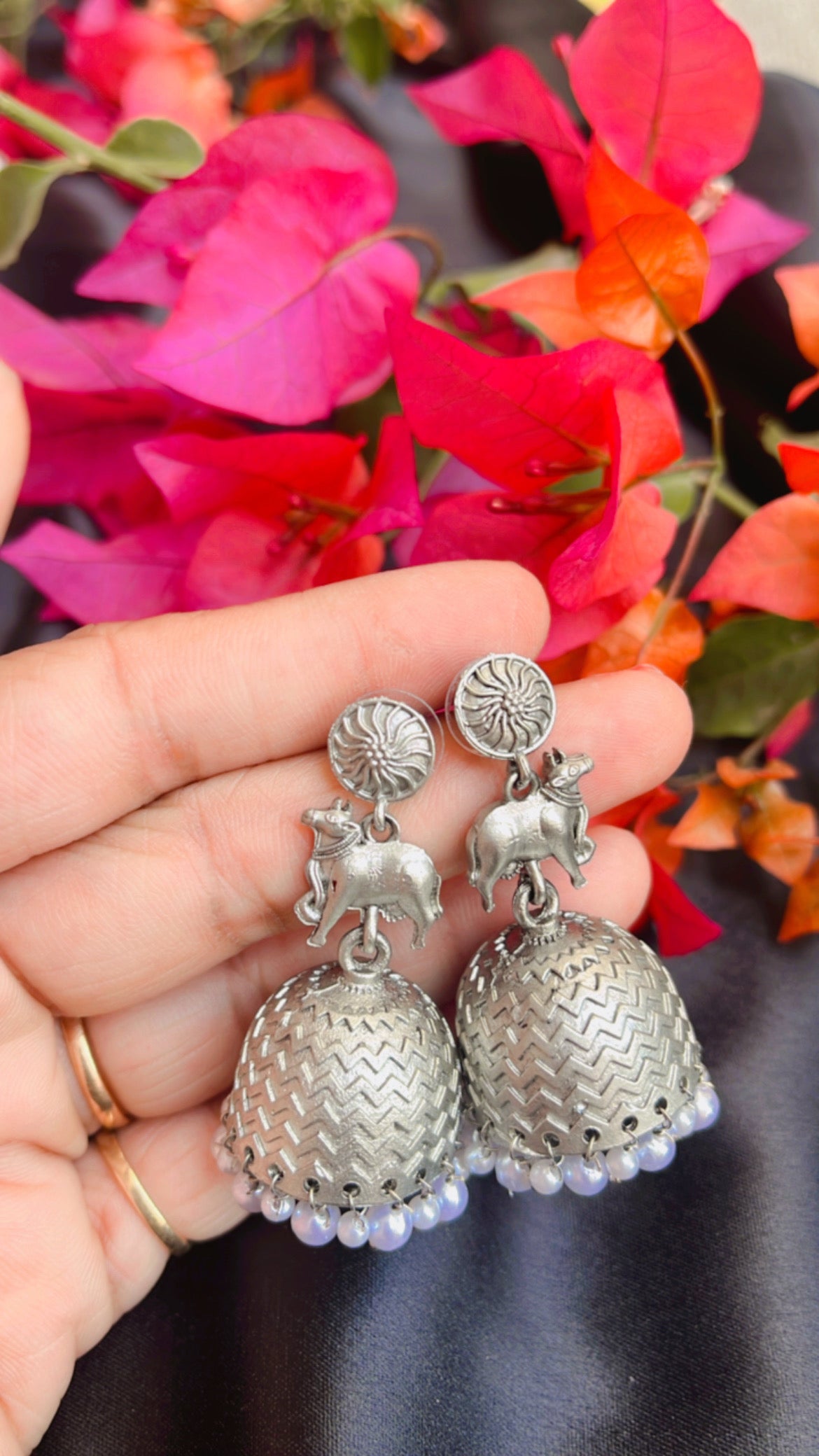 Kash Nandi Silver Earring