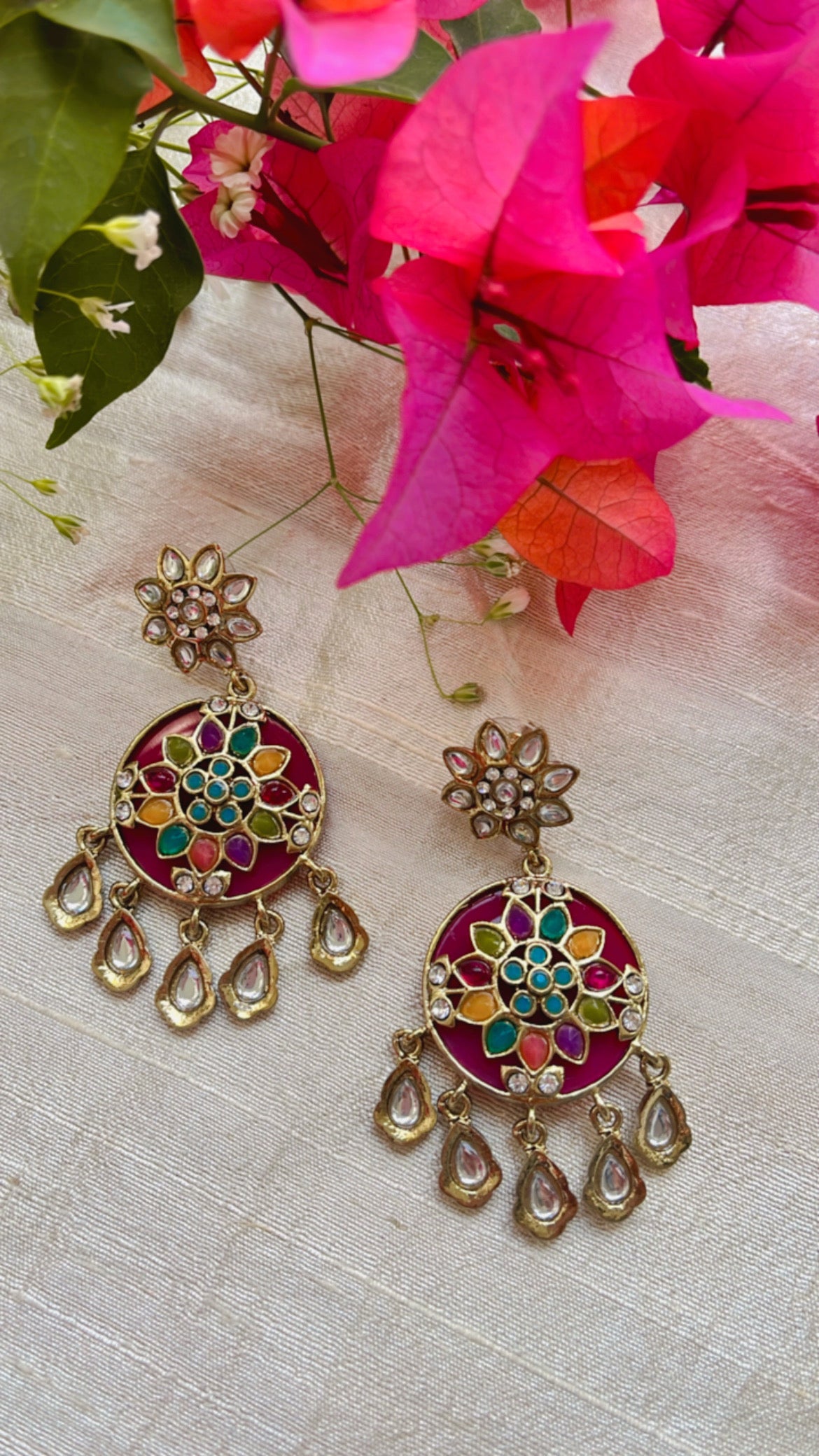 Peenali Carving Earring