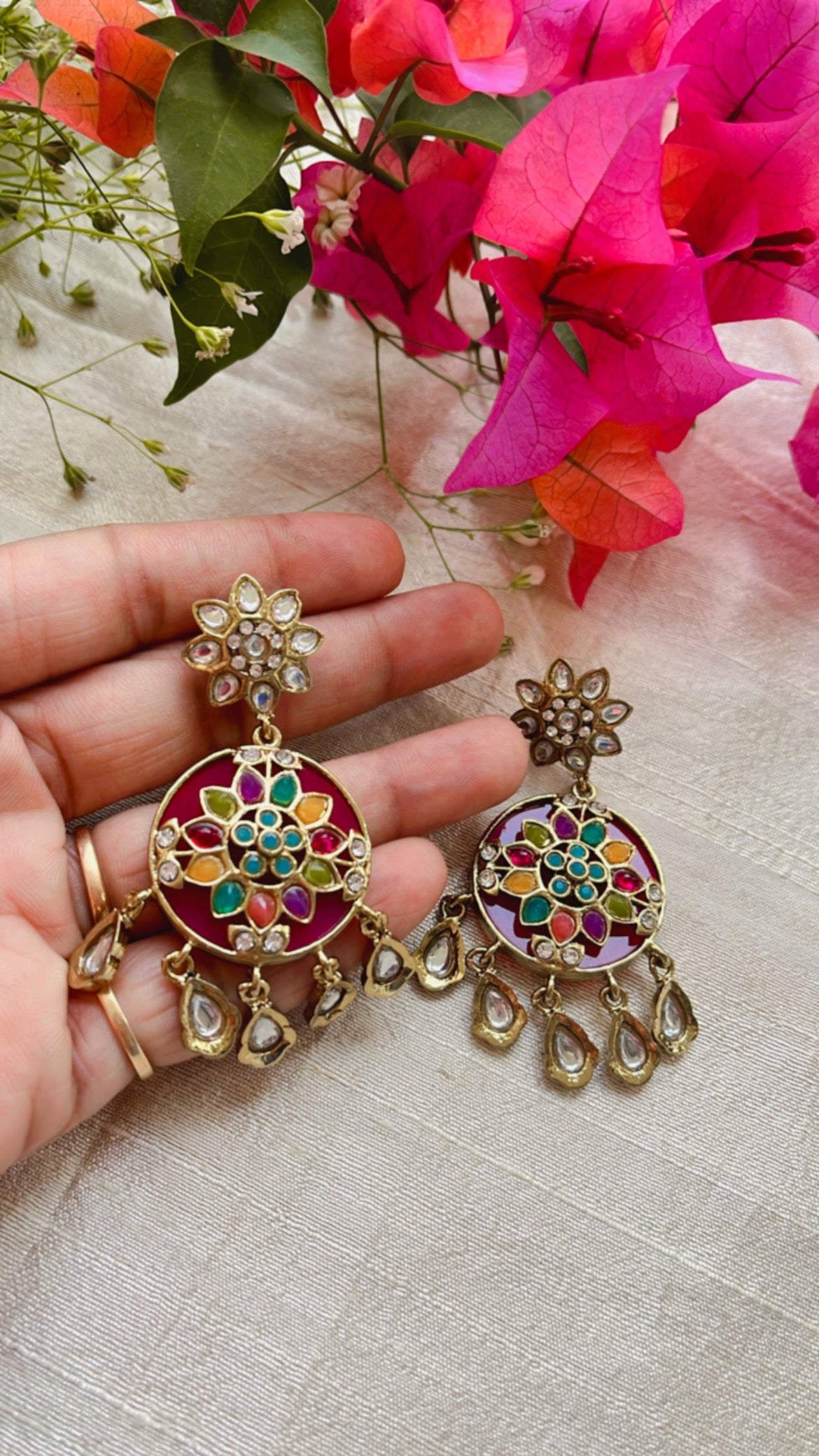 Peenali Carving Earring