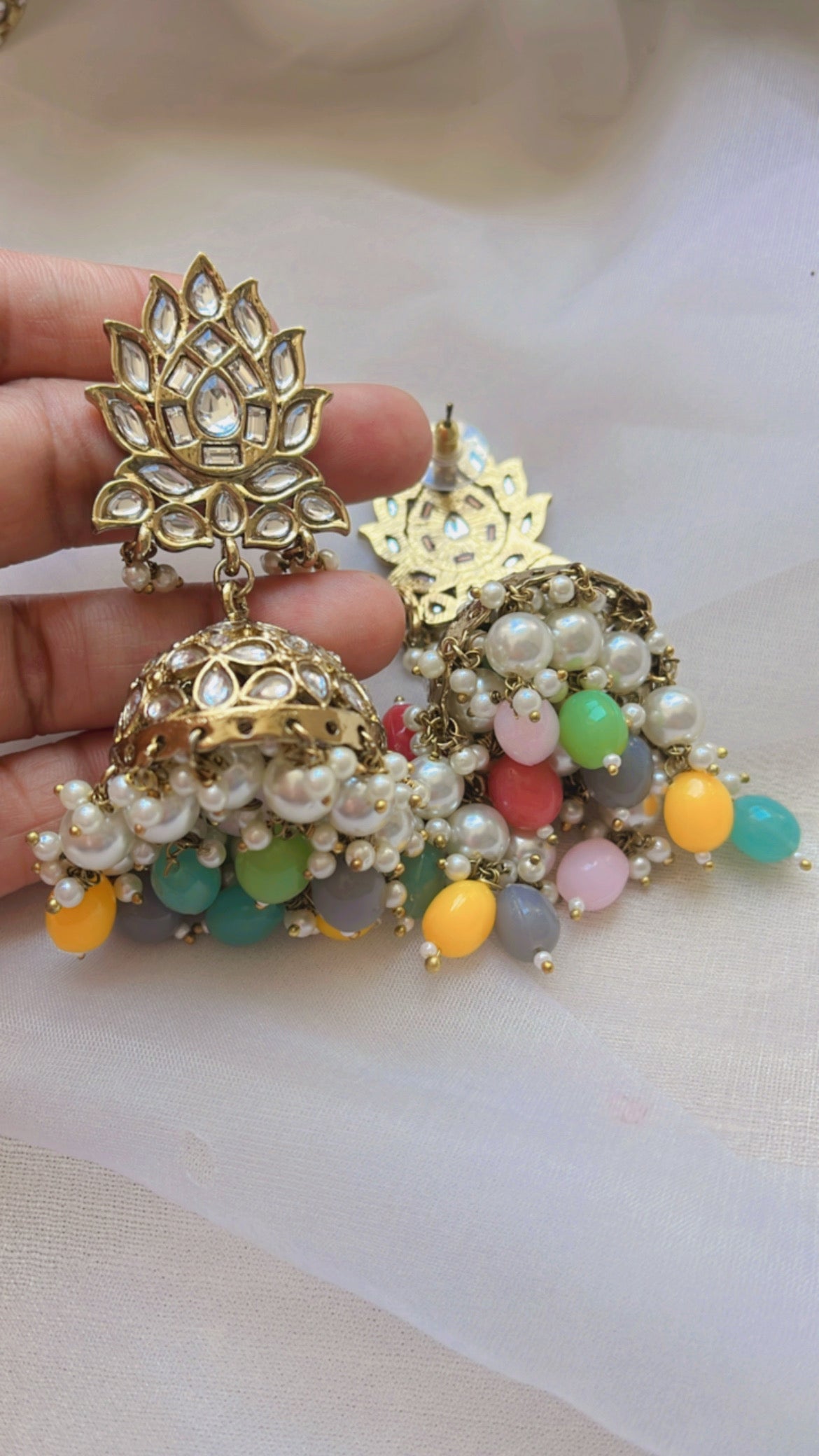 Kiara Multi Jhumka Earring