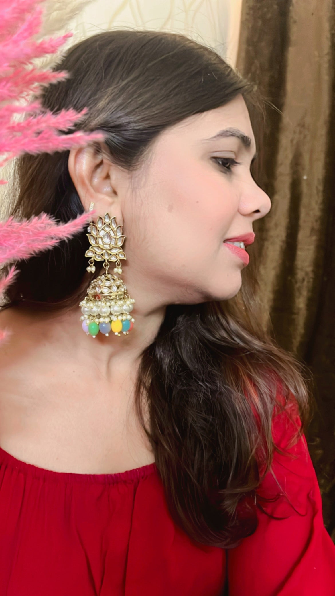 Kiara Multi Jhumka Earring