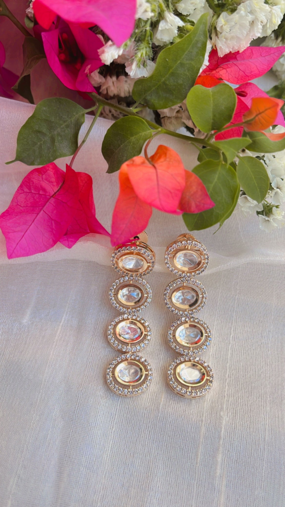 Adaa Polki Earring