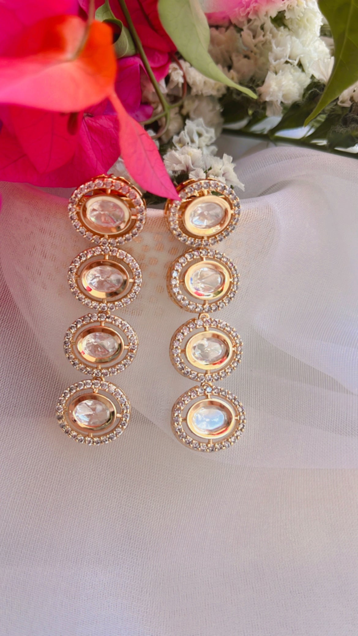 Adaa Polki Earring