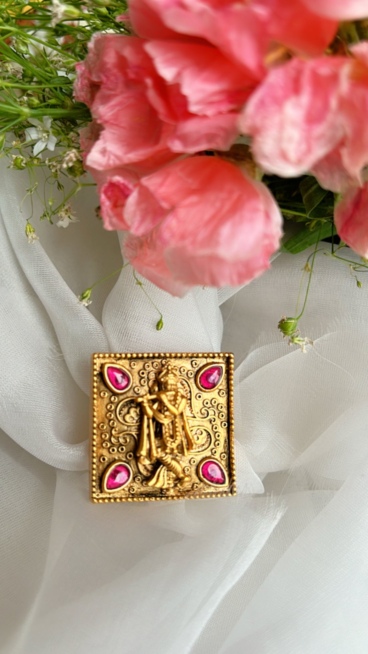 Krishna  Ruby Ring