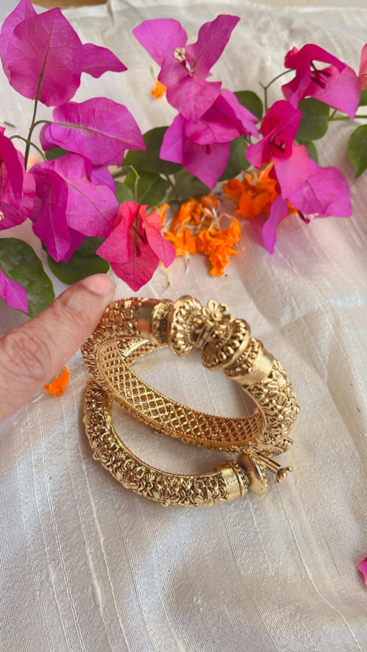 Golden Vartika Bangle