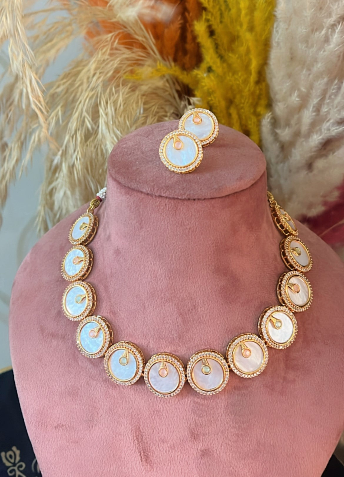 Pearl Lavya Necklace Set.