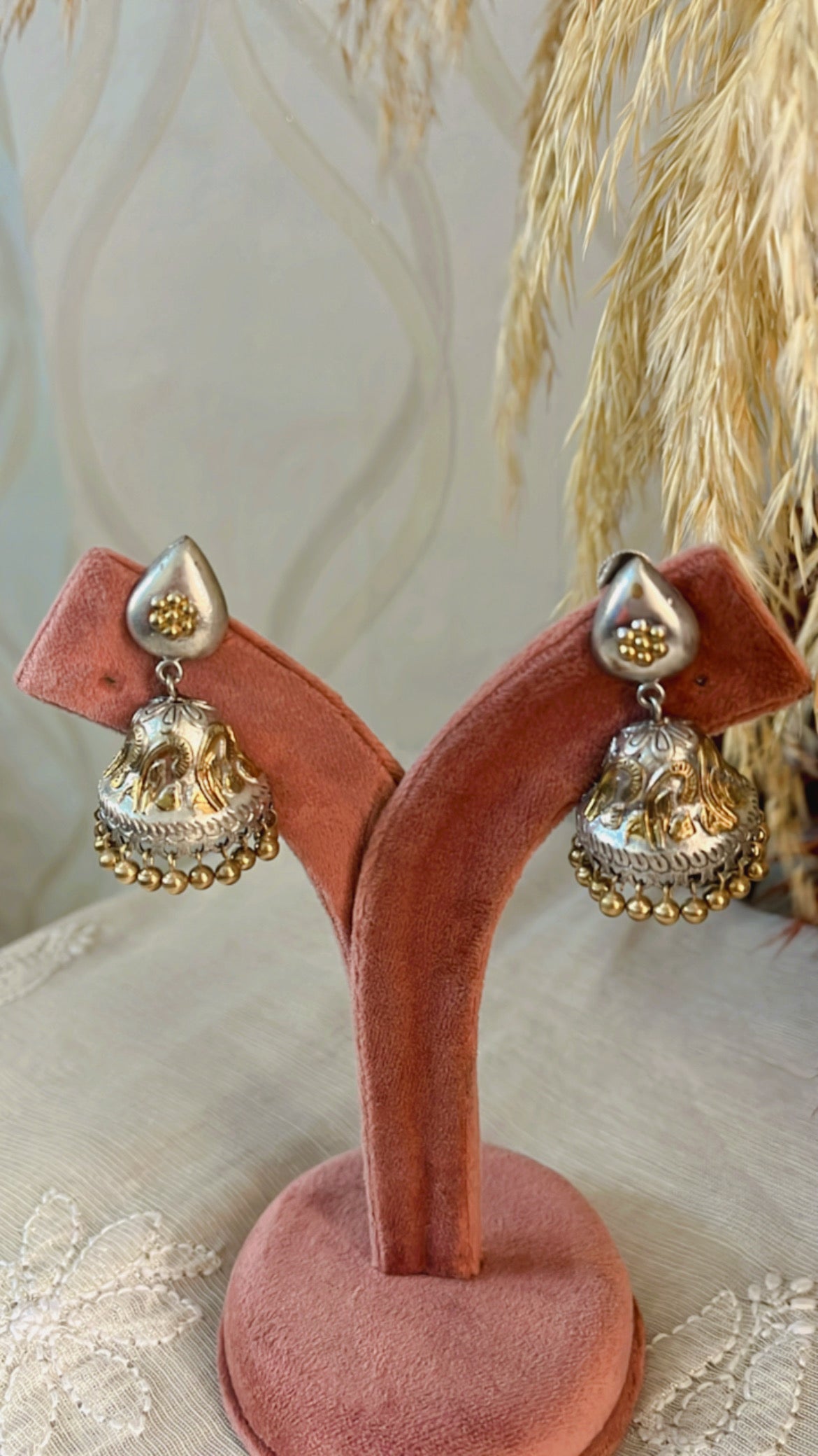 Dilkash Maira  Silver  Earring