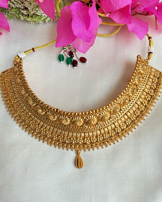 Golden Nakshetra Neckpiece Set