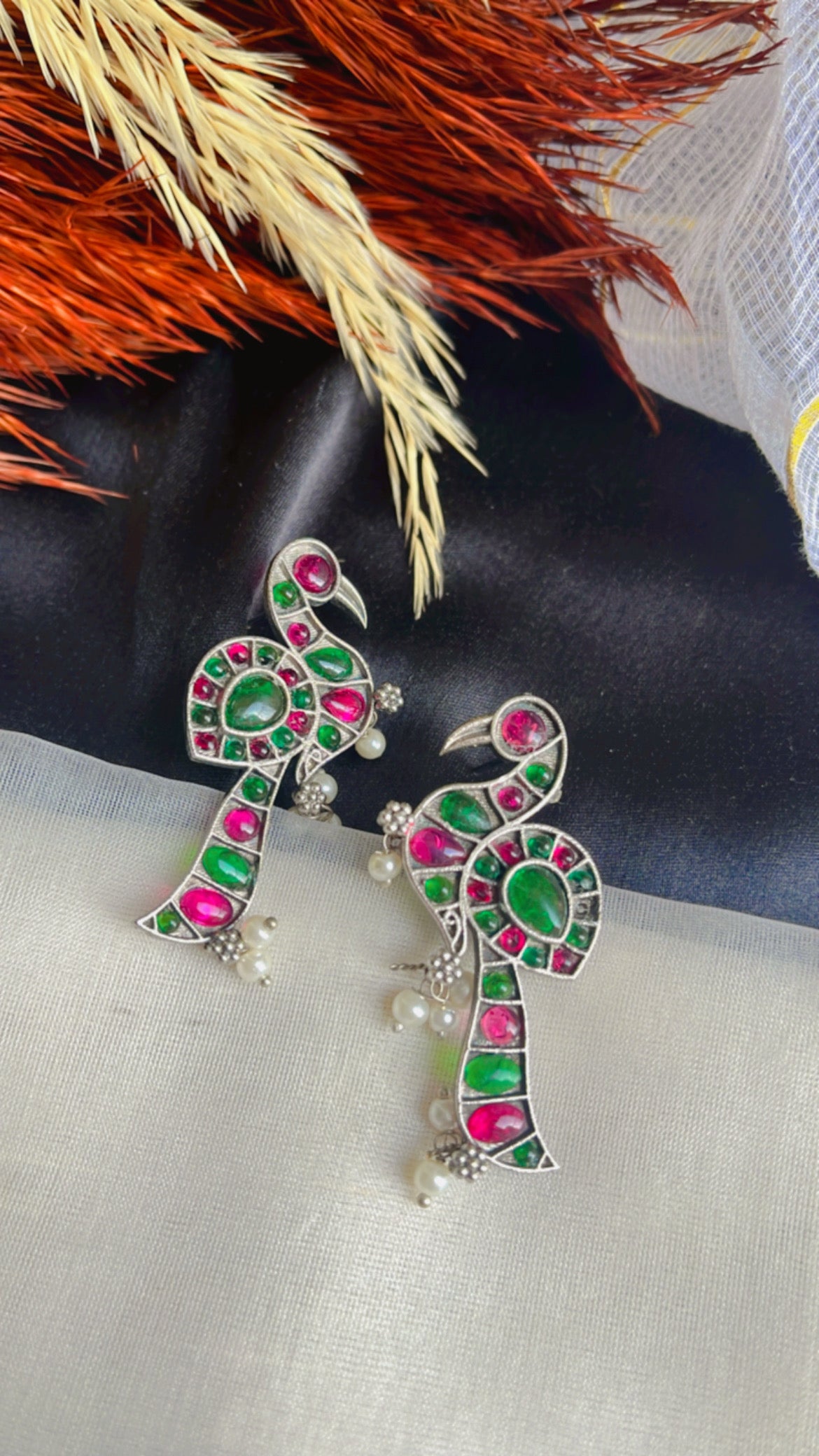 Chidya Silver Earring