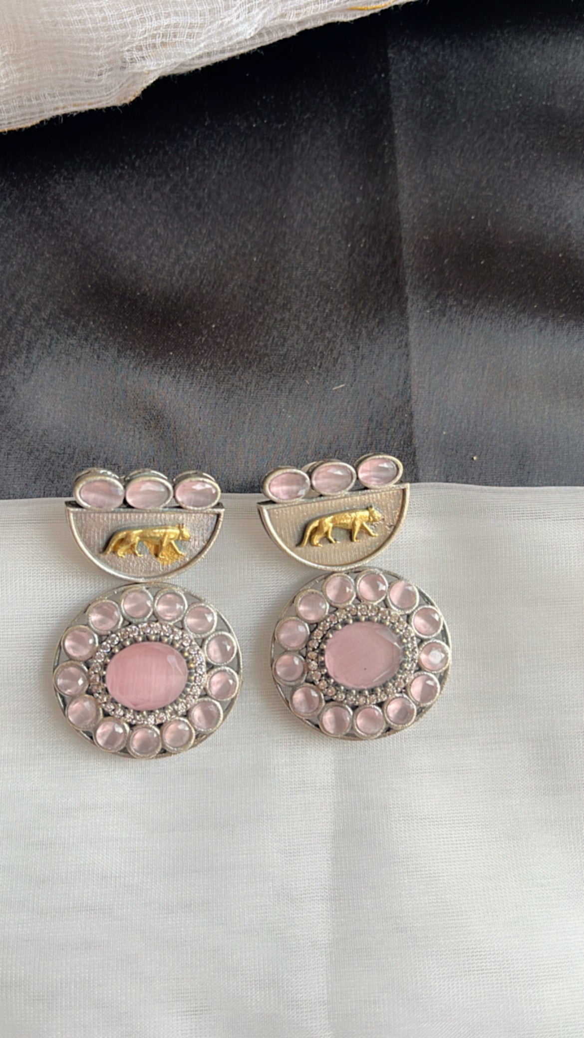 Pink Saavi Earring