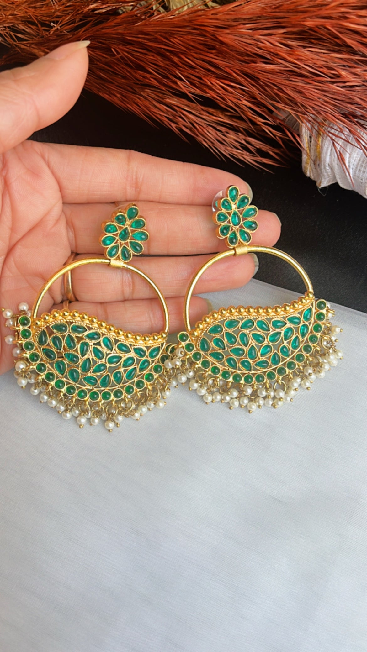 Green Megha  Earring