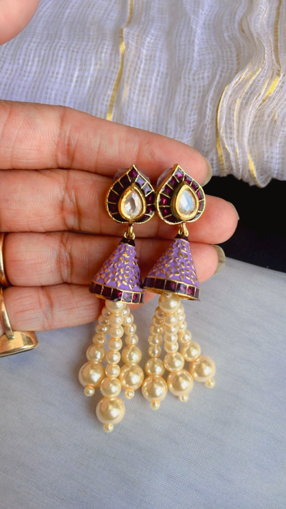 Meehak Ethnic Earring