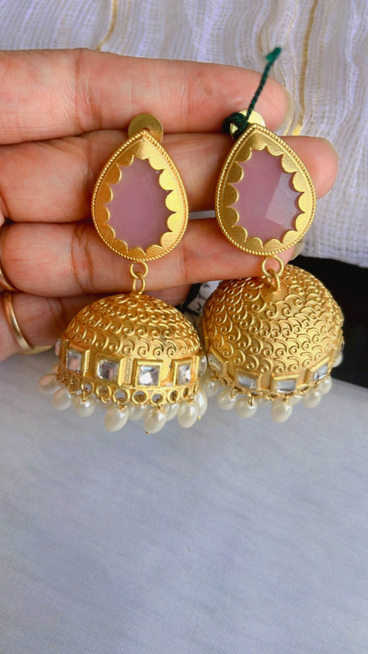 Pink Panache Jumka Earring