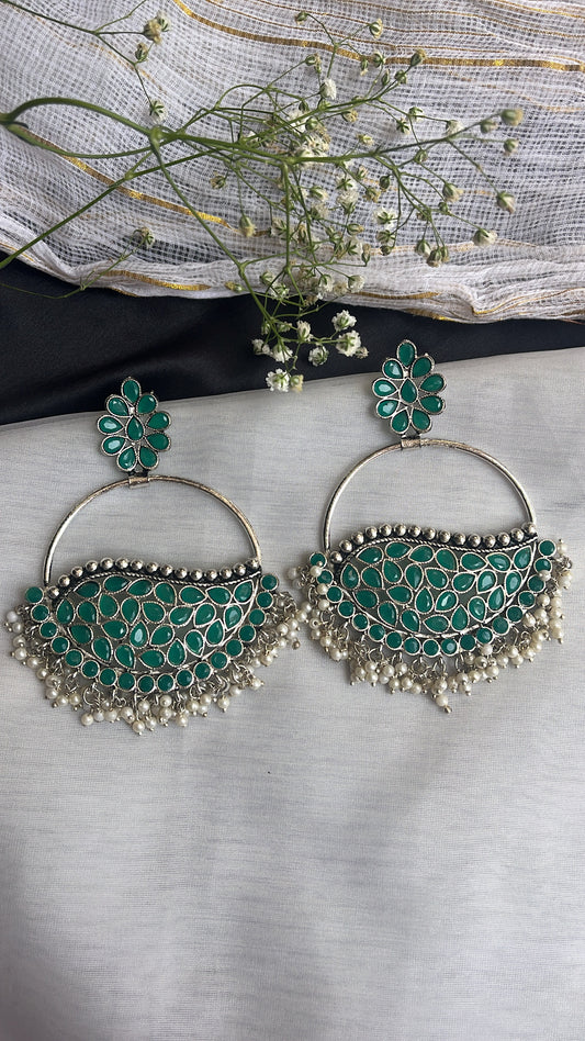 Aisha Silver Earring