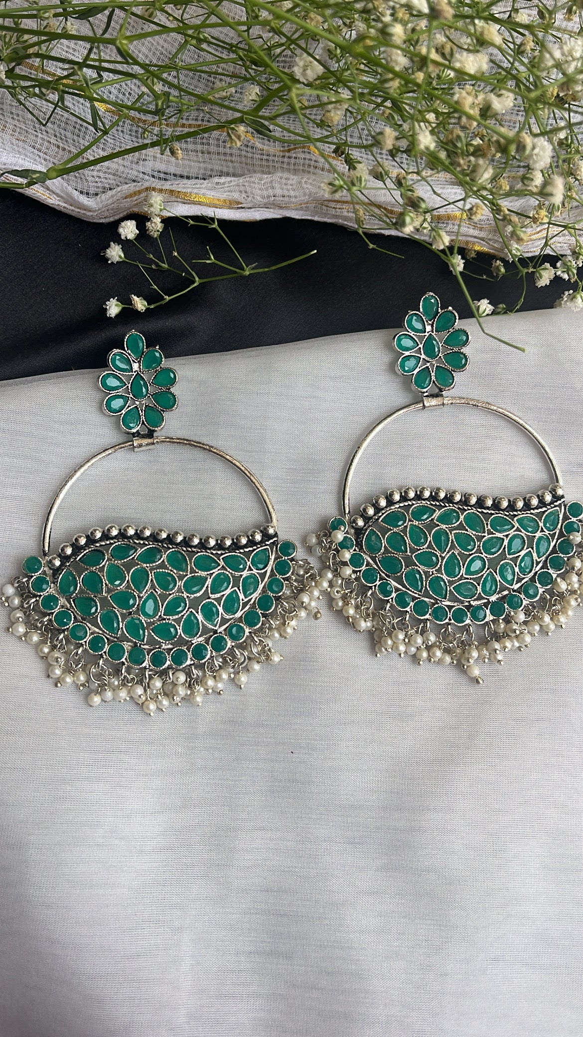 Aisha Silver Earring