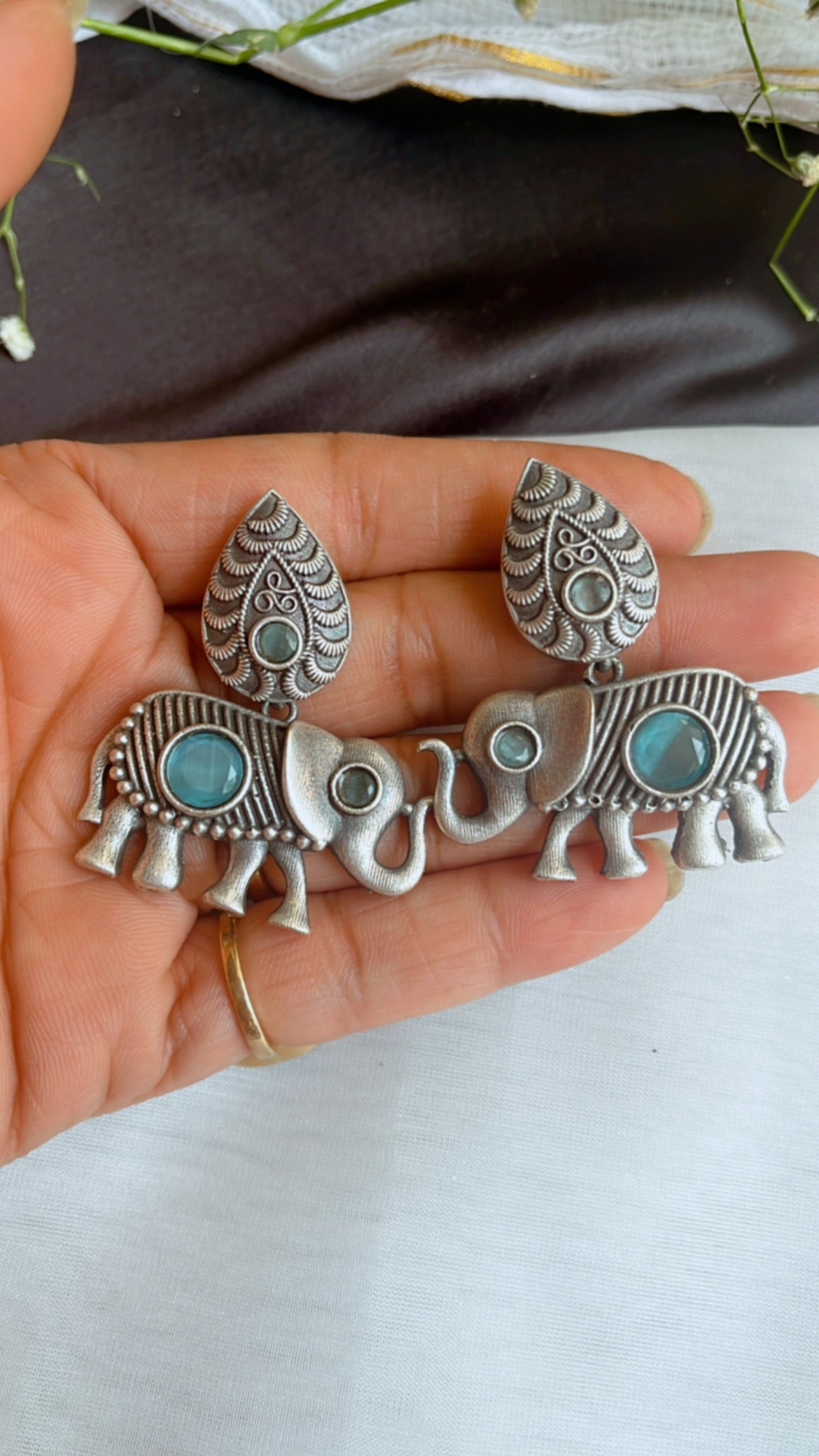 Arawat Silver  Earring