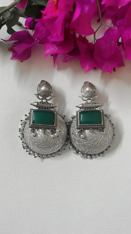 Green Mania Jhumka Earring