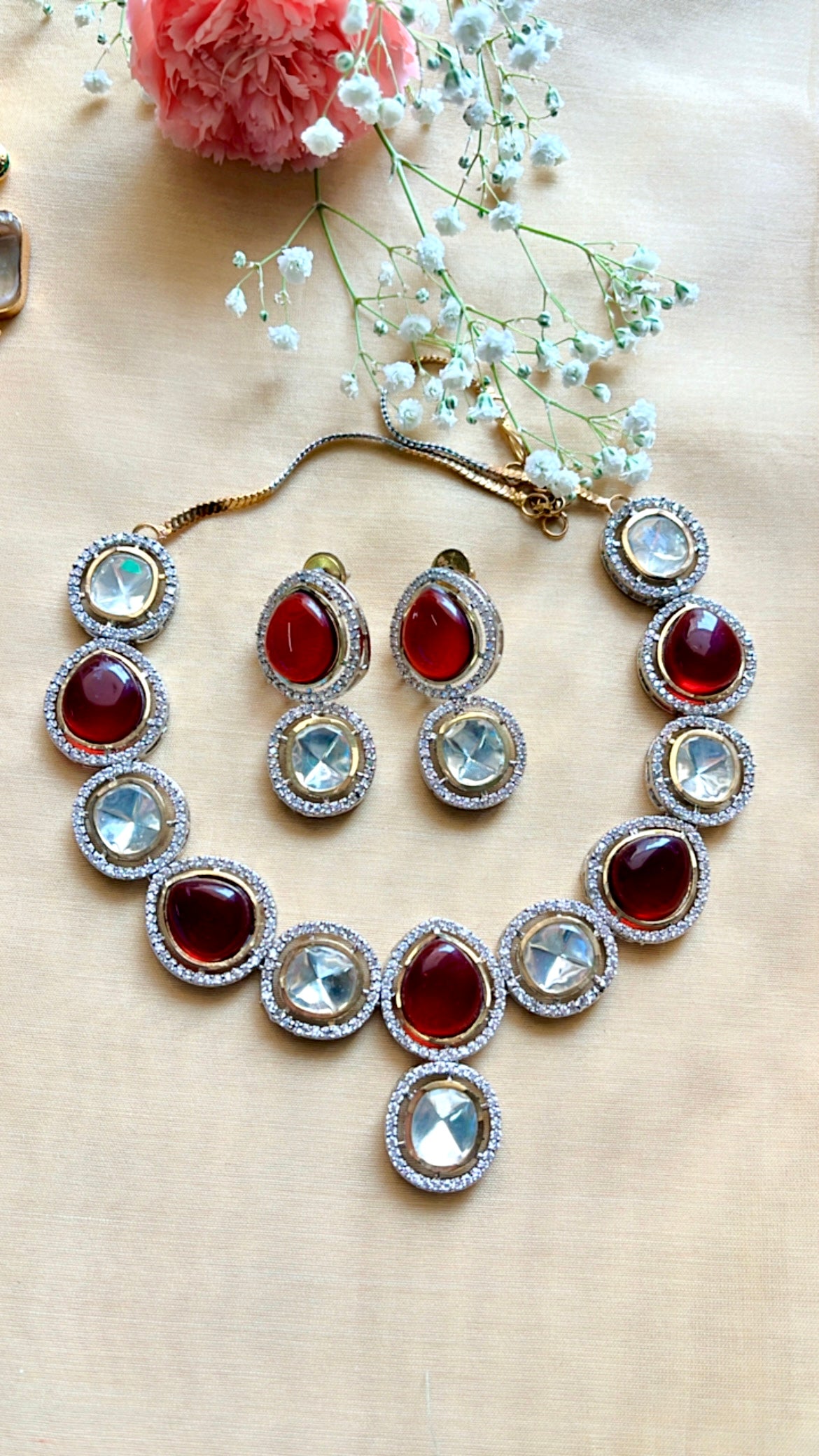 Radhika Polki Necklace Set