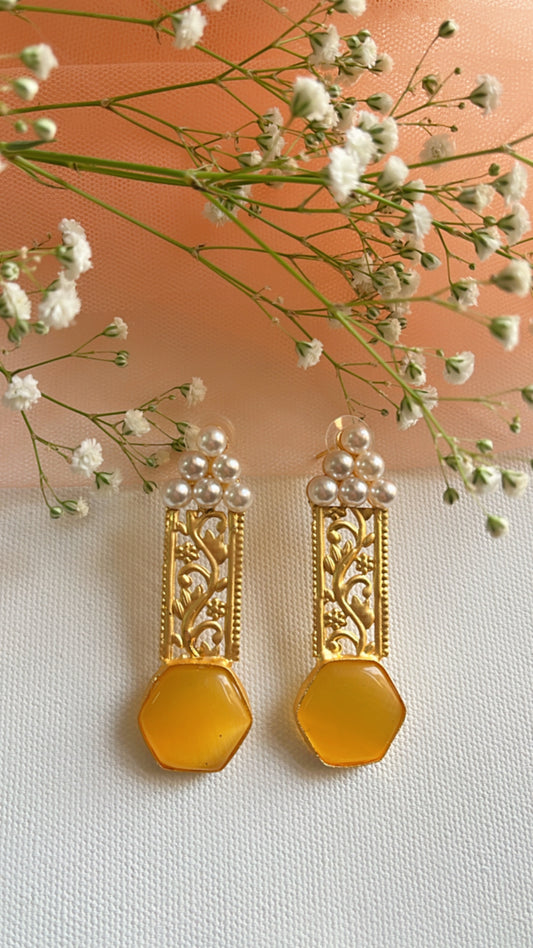 Yellow Nisha Earring