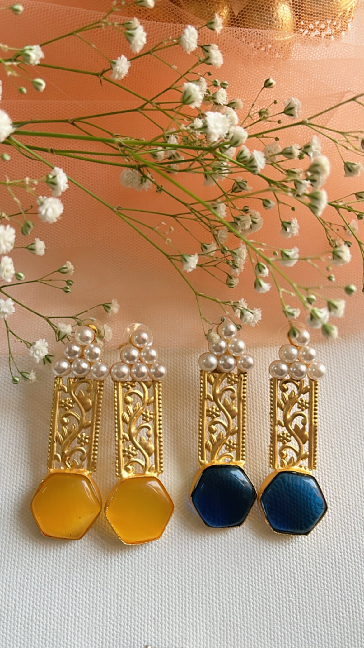 Yellow Nisha Earring