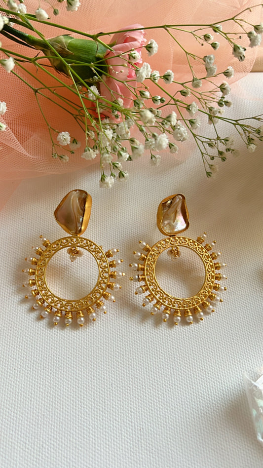 Mop Pearl Siddhi  Earring