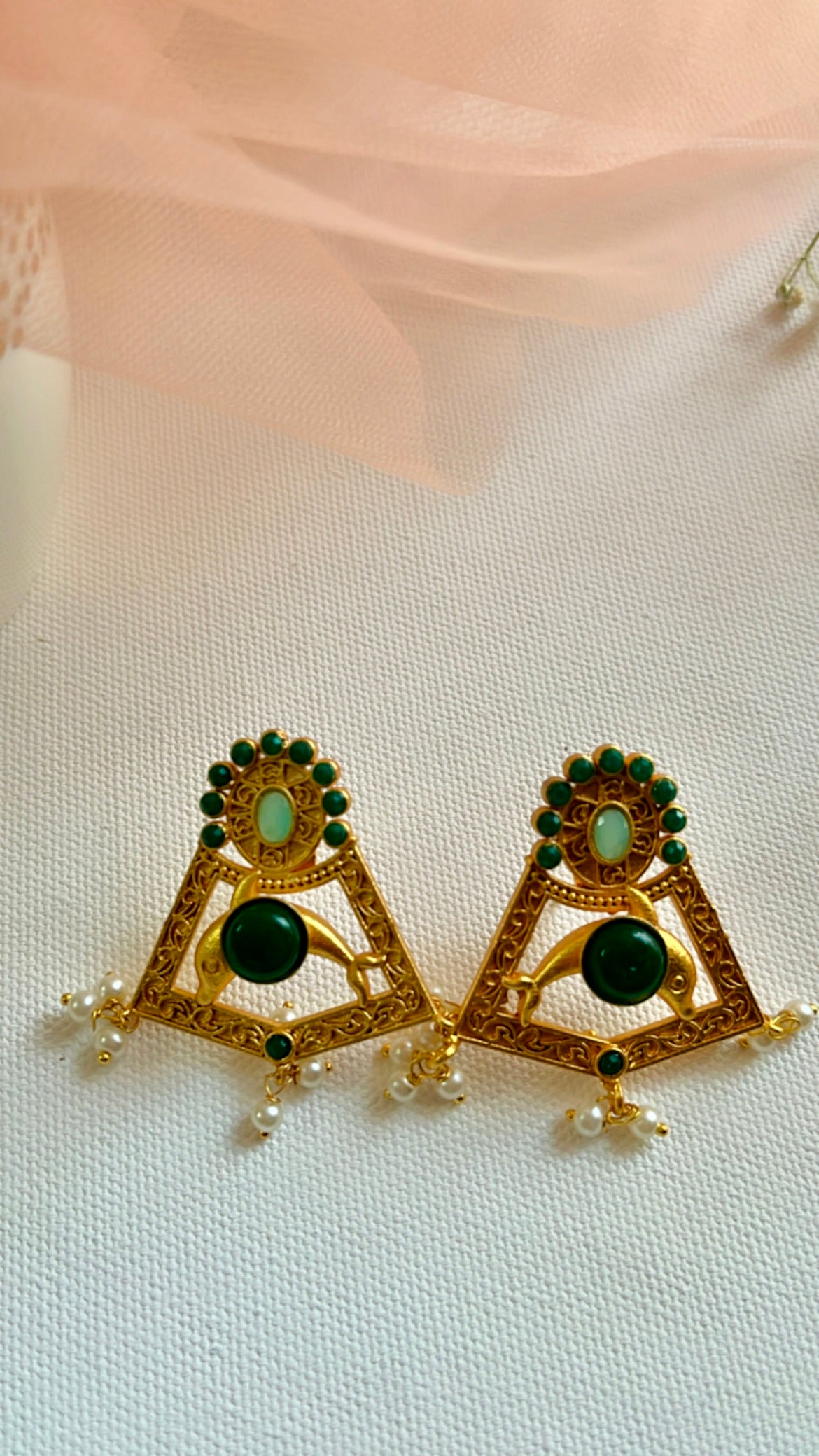 Green Meen Earring