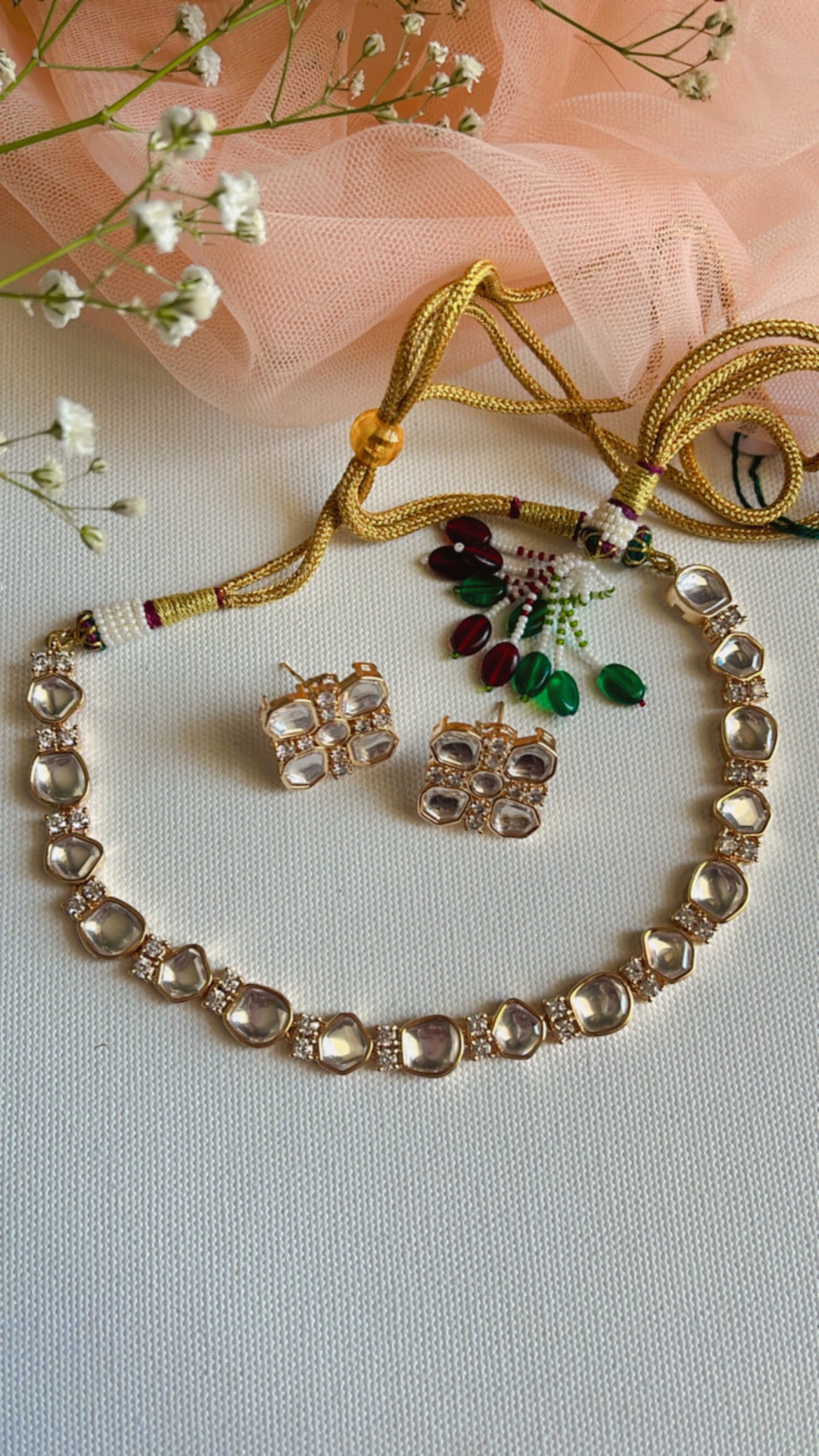 Polki Sameera Necklace Set