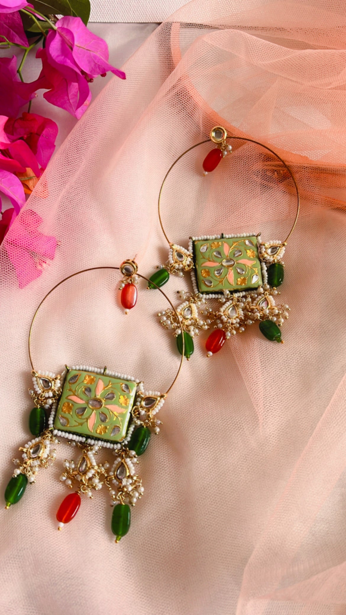 Multi Lavanya Chandbali Earring