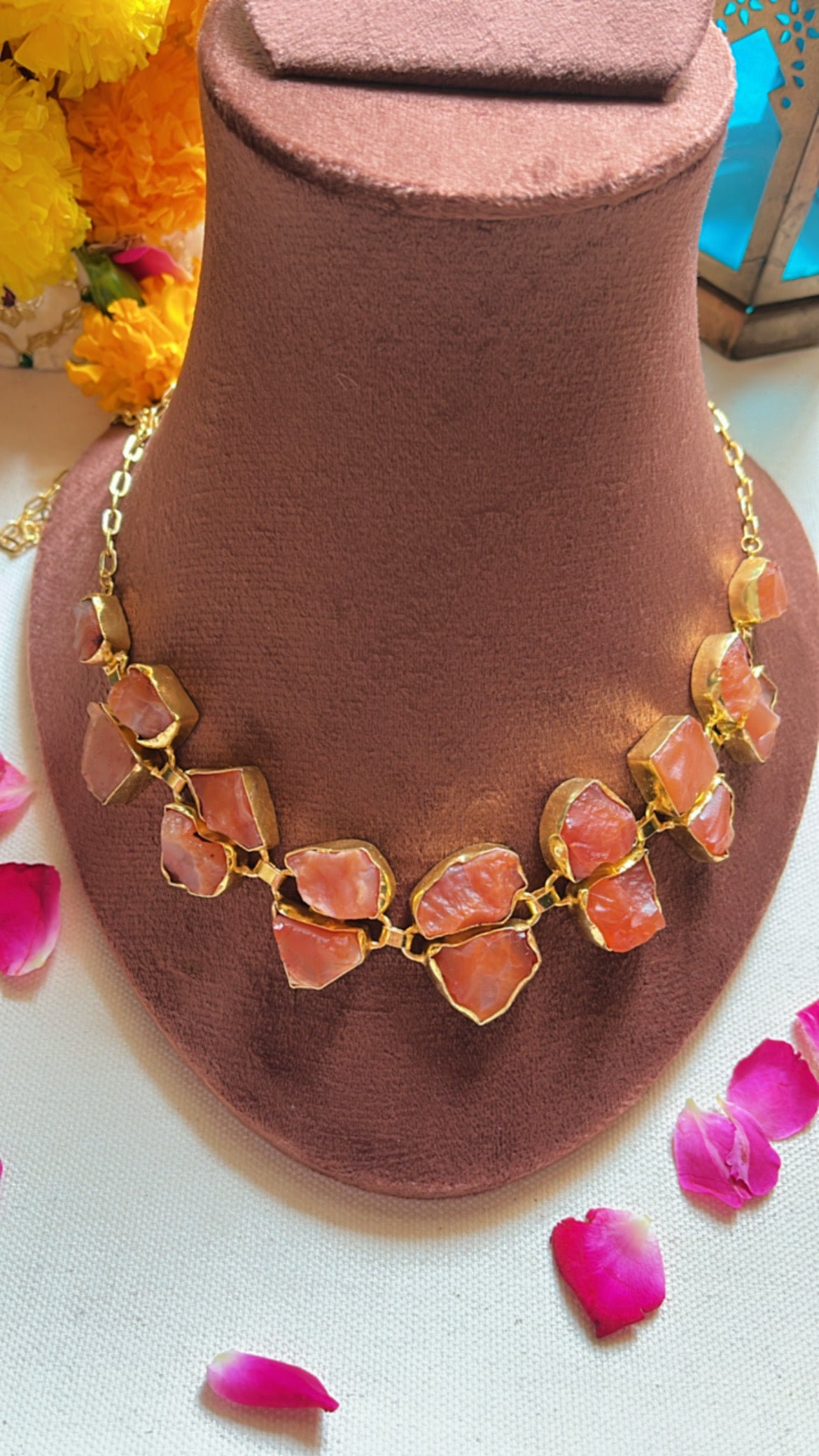 Stone Dhruvi Necklace