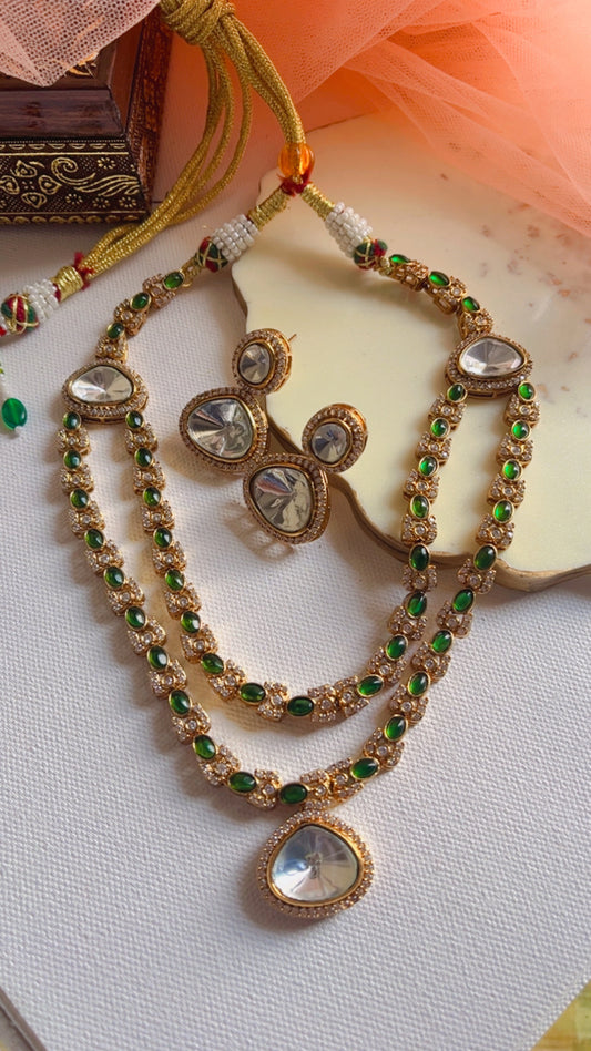 Green Siddika Necklace Set