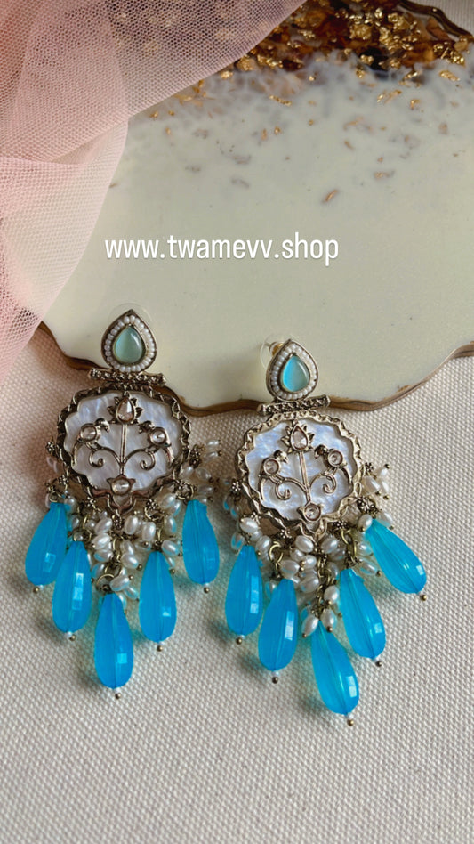 Blue Upagya Earring