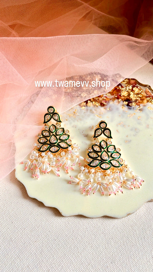 Green Namisha Earring