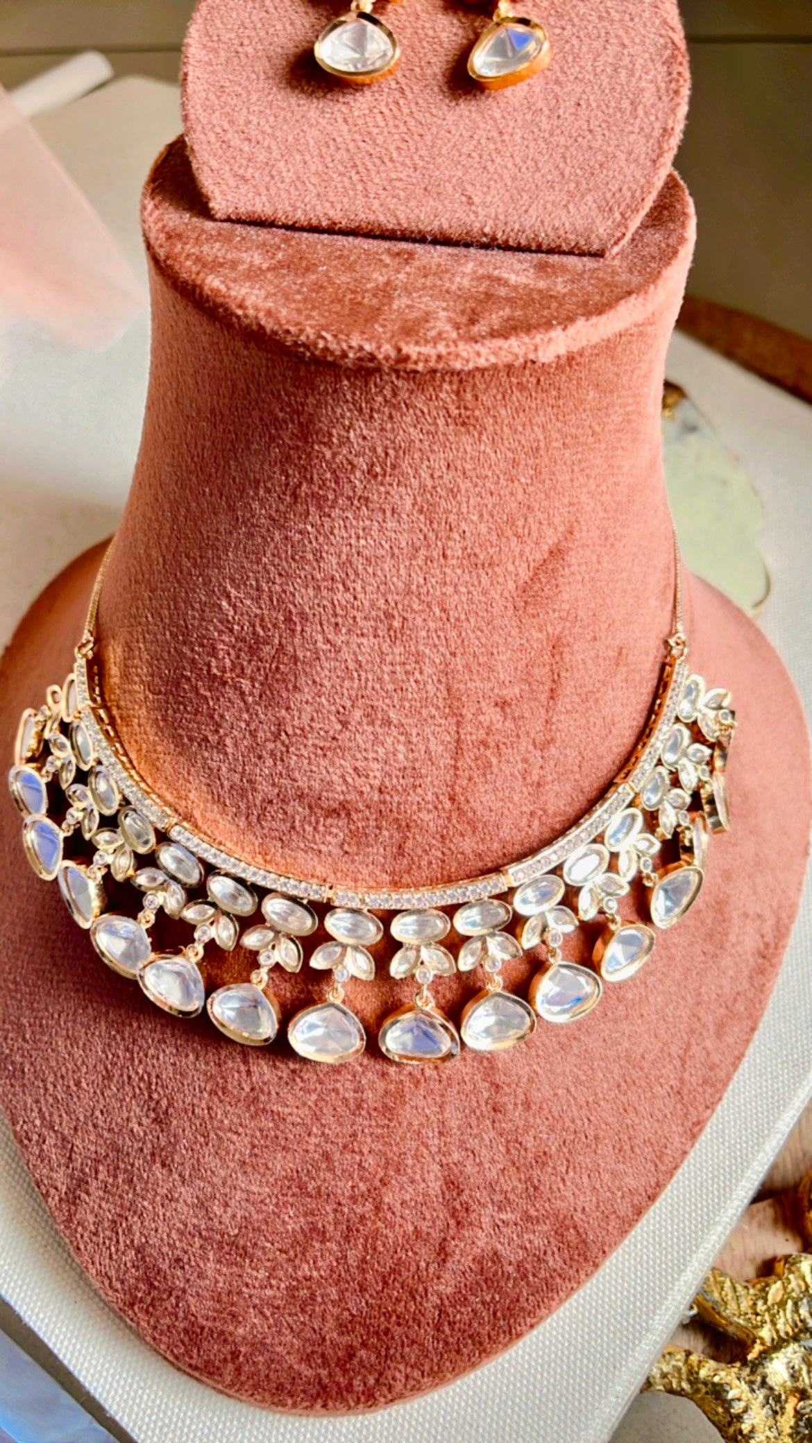 Polki Pranshee Neckpiece Set