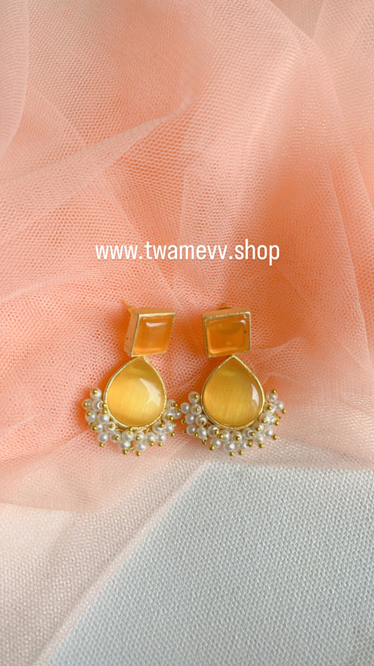 Yellow Deepsi Earring