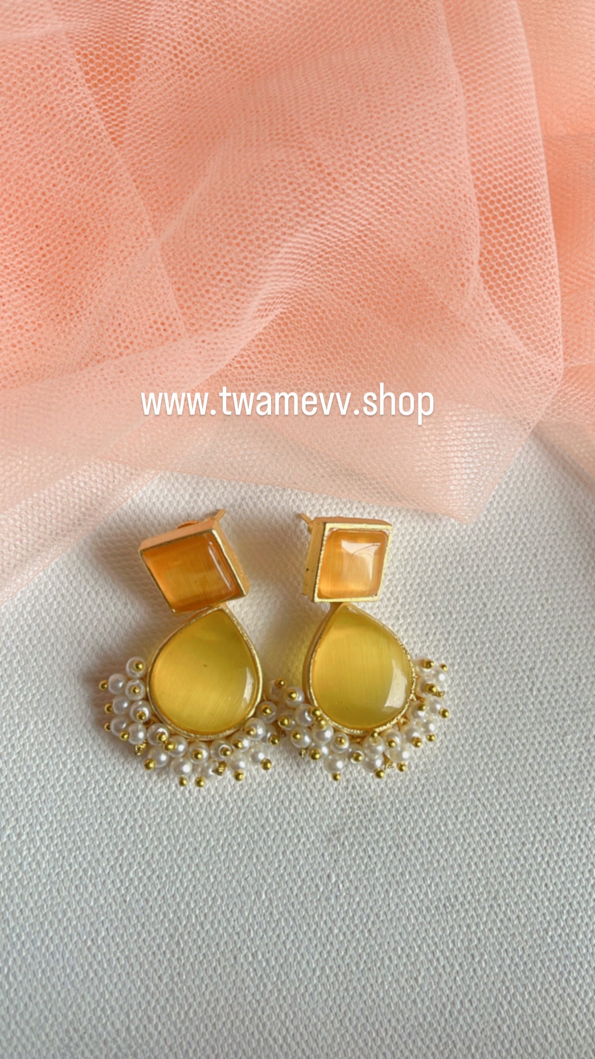 Yellow Deepsi Earring