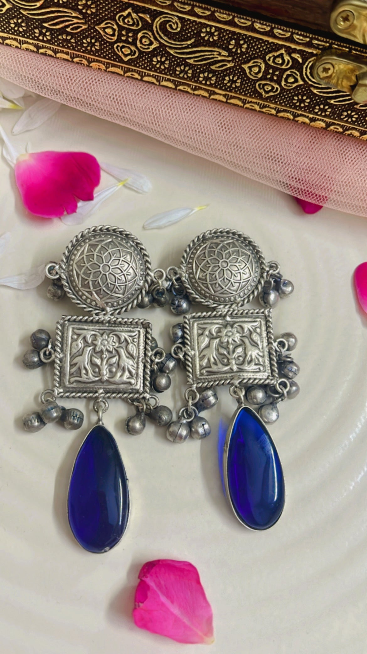 Blue Amisha Earring (Copy)